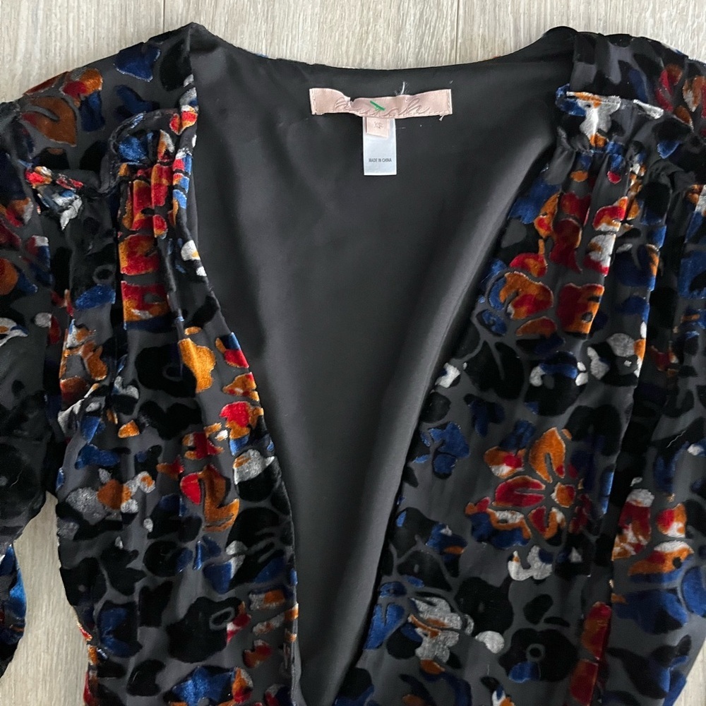 Anthropologie Hutch Women’s Deirdre Velvet Wrap Dress - Size XS - Picture 6 of 10